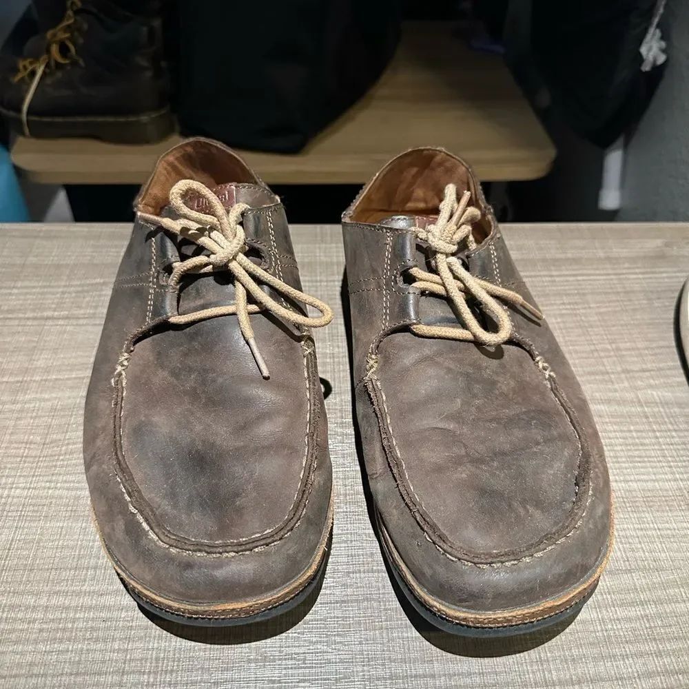 Olukia Men's Brown Leather Shoes